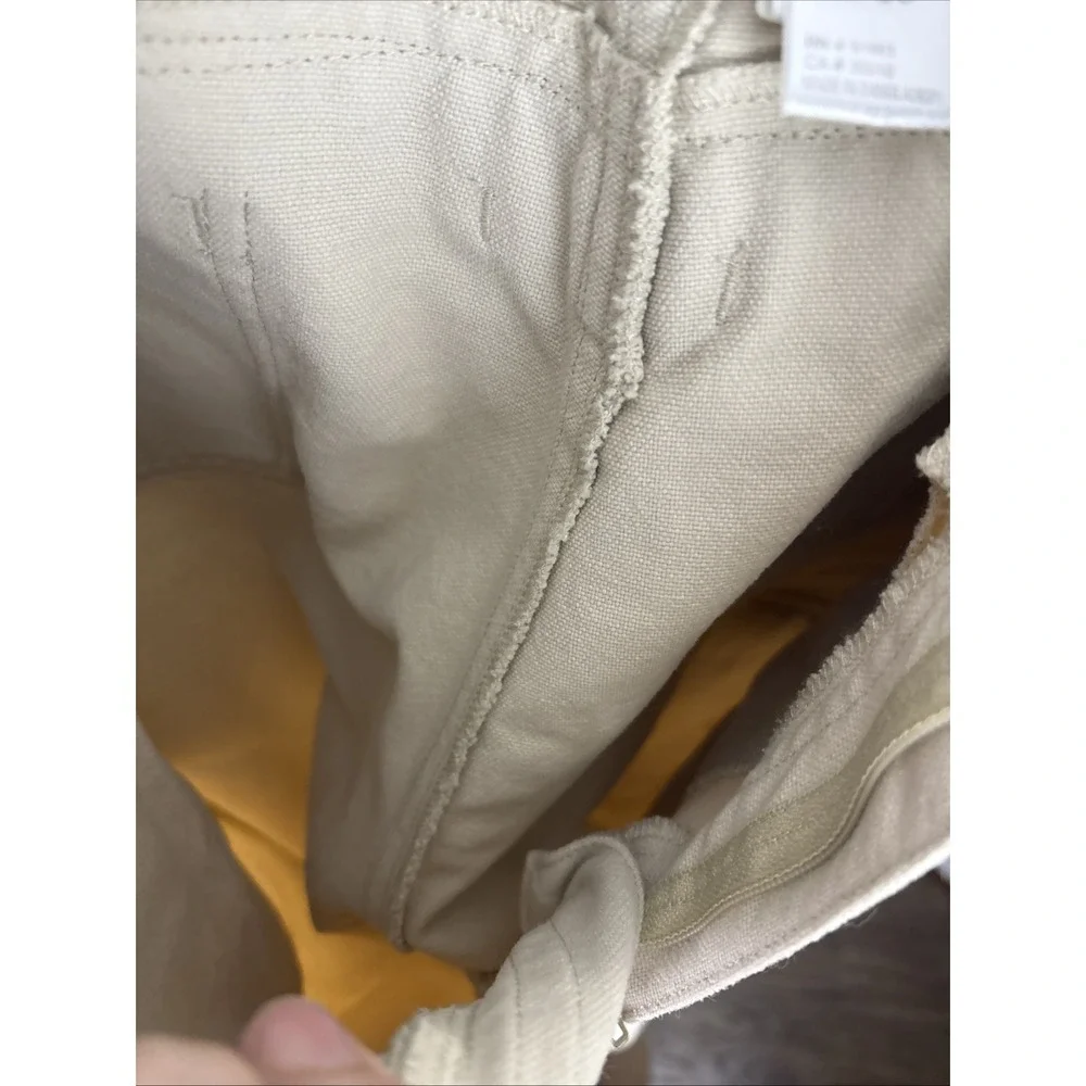 North‎ Face Size 38 Tan Pants Cargo Pocket Hook Loop Tekwear Technology Heavy